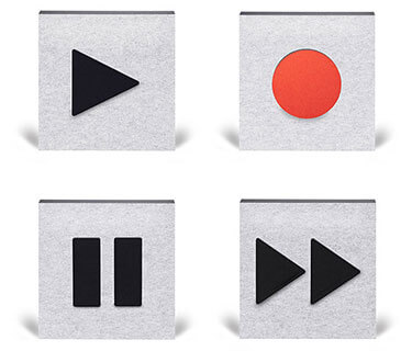4 Akustikelemente Media Control Buttons Light 4 Akustikelemente Media Control Buttons Light