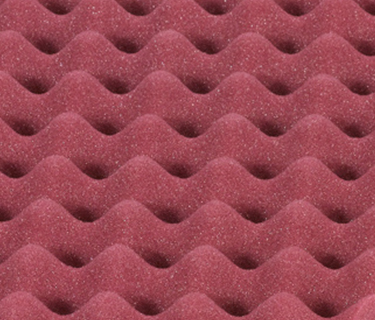 Noppenschaumstoff himbeerrot Himbeerrote Schaumstoffplatten mit Noppenprofil