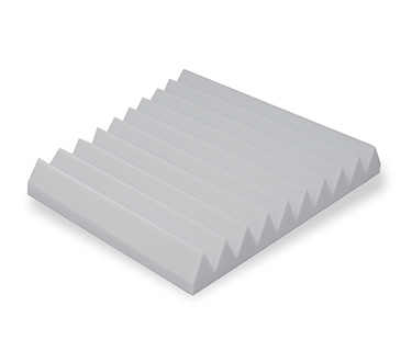 Schallabsorber mit Dreiecksprofil ROW TILES Plus Schallabsorber mit Dreiecksprofil ROW TILES Plus und Brandschutzklasse DIN 4102 B1