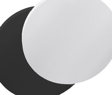 Runder selbstklebender Schallabsorber mit erh&ouml;hter Brandschutzklasse