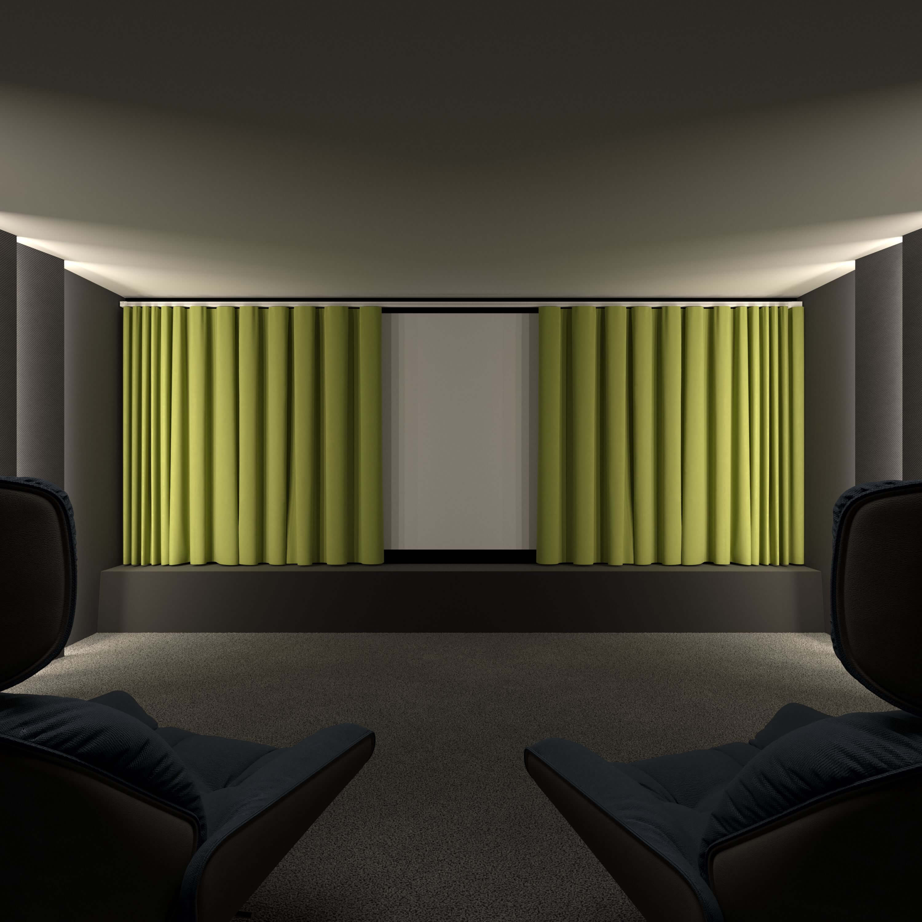 Elektrisch Gesteuerter Kinovorhang