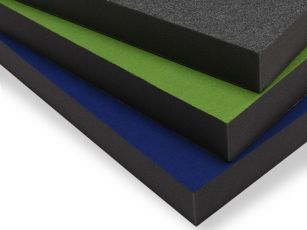 Selbstklebender Designschallabsorber in verschiedenen Farben Selbstklebender Designschallabsorber in verschiedenen Farben
