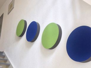 Selbstklebender Schallabsorber Circle Royalblau Selbstklebender Schallabsorber Circle Royalblau