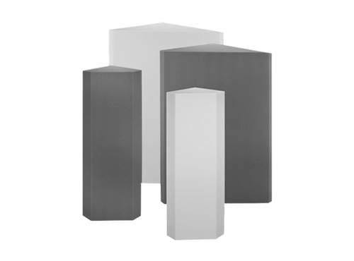 Bassabsorber/ Tieftonabsorber/ Kantenabsorber aus Schaumstoff. Eine Auswahl verschiedener Bassabsorber und Bassfallen für den Einsatz im Tonstudio und Proberaum