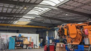 Anwendungsbilder Schallabsorber in der Industriehalle