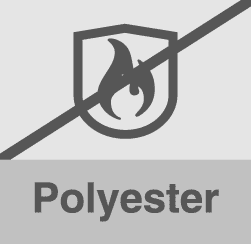 Polyester ohne Brandschutz