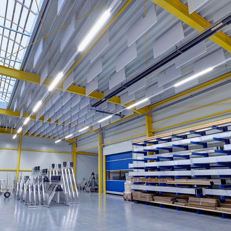 aixFOAM Industry - Schallschutzlösungen für Industriehallen und Werkstätten