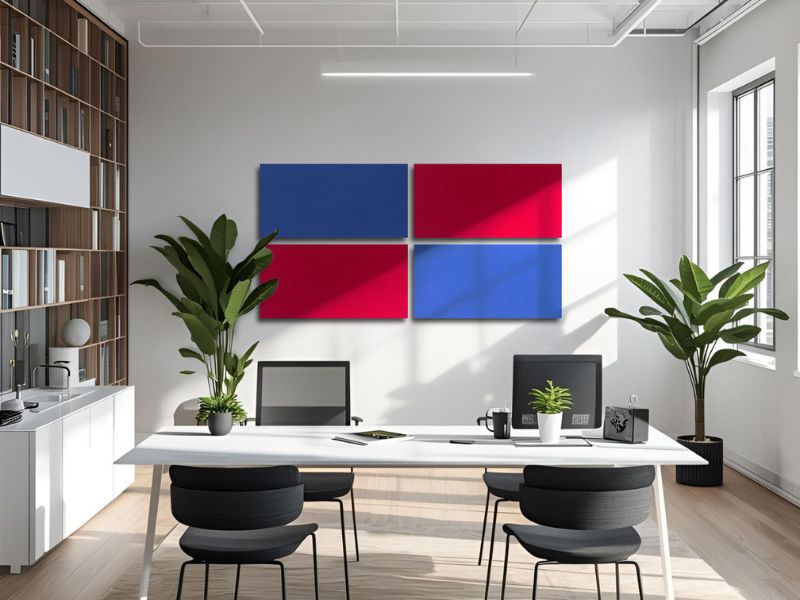 FELT Akustikabsorber in einem Büro