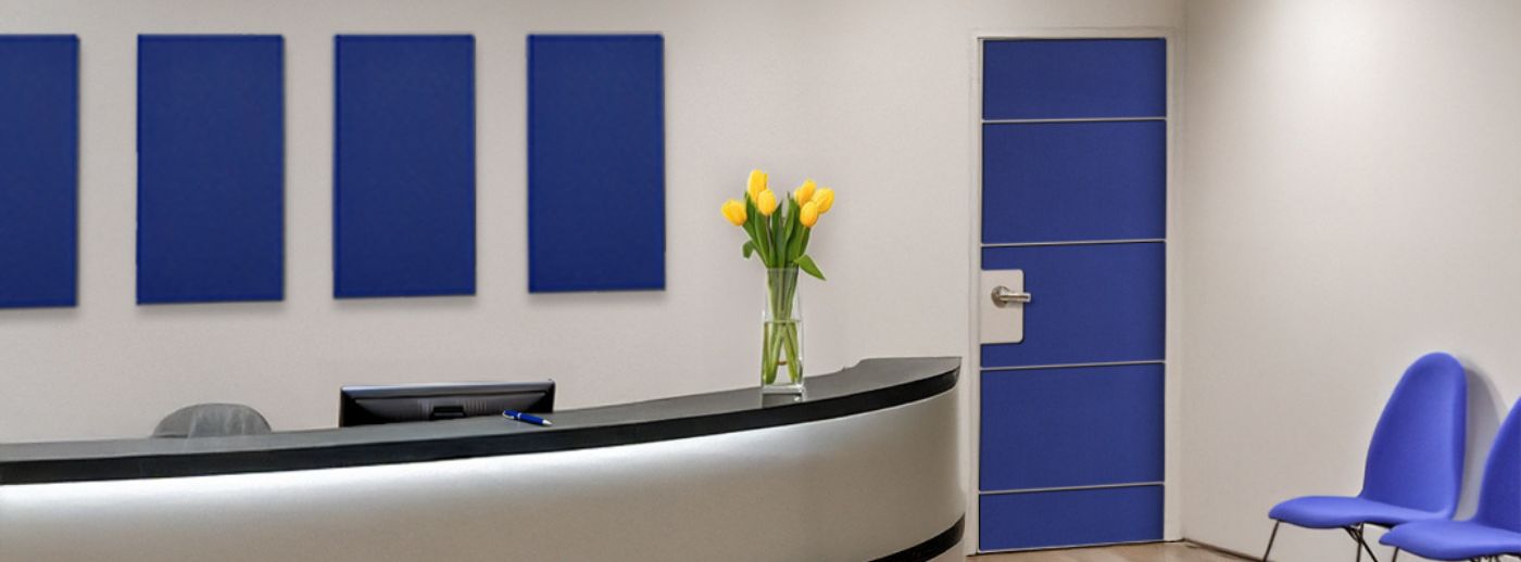 Wandabsorber FELT und DOORIE Pure in royalblau Wandabsorber FELT und DOORIE Pure in royalblau