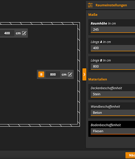 aixFOAM 3D-Raumplaner