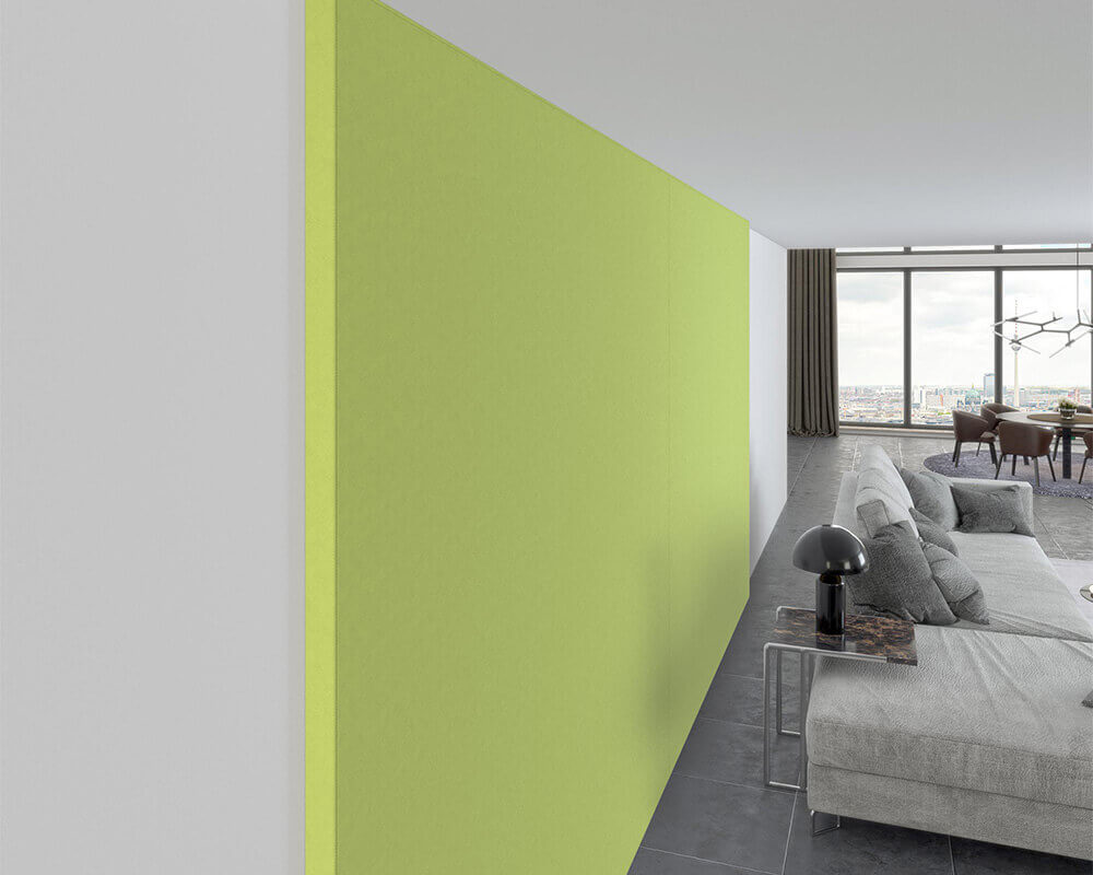 Acoustic wall covering is just as popular as a design element in interior design as it is as effective sound insulation.