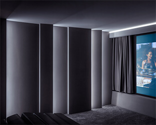 Curtain up - the new aixFOAM home cinema