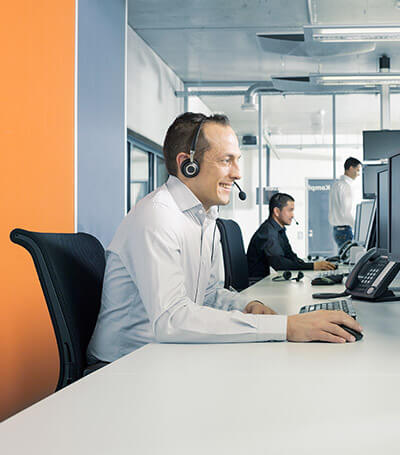 Call center from aixFOAM - free advice from acoustics experts