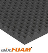 Egg crate foam for technical noise insulation (SH0021)